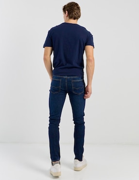 Jeans ultra skinny American Eagle lavado whisker para hombre