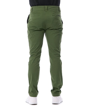 Pantalón chino regular Buffalo de gabardina para hombre