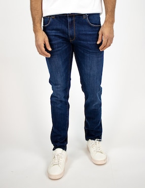 Jeans slim Furor deslavado para hombre