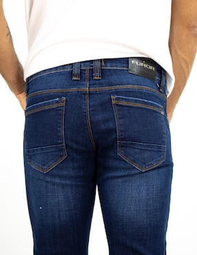 Jeans slim Furor deslavado para hombre