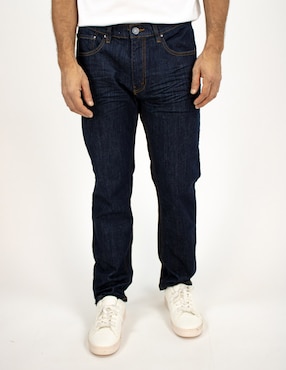 Jeans straight Furor lavado medio para hombre