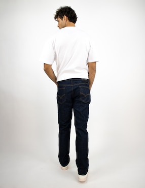 Jeans straight Furor lavado medio para hombre