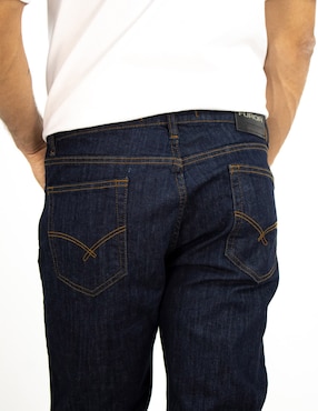 Jeans straight Furor lavado medio para hombre