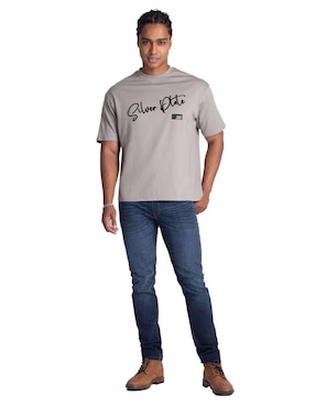 Playera Silver Plate cuello redondo para hombre