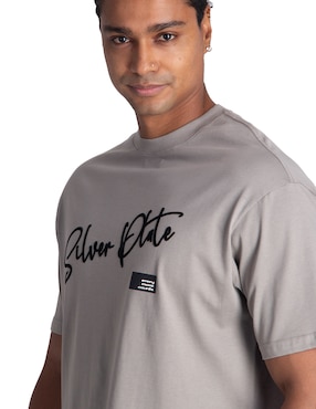 Playera Silver Plate cuello redondo para hombre