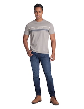 Playera Silver Plate cuello redondo para hombre