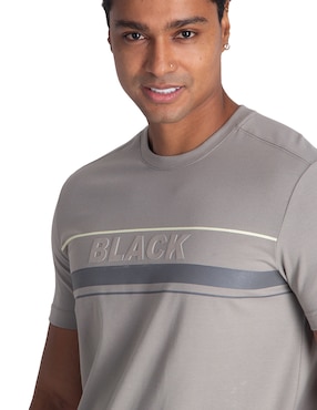 Playera Silver Plate cuello redondo para hombre