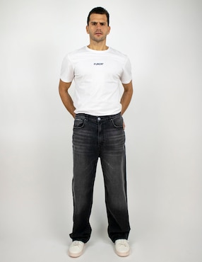 Jeans baggy Furor deslavado para hombre