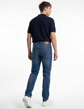 Jeans slim Silver Plate lavado stone wash para hombre