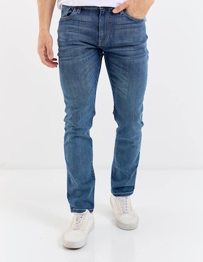 Jeans slim Silver Plate deslavado para hombre
