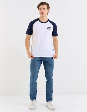 Jeans slim Silver Plate deslavado para hombre