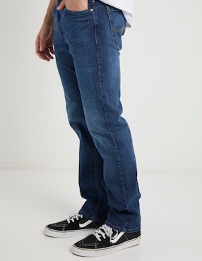 Jeans slim Silver Plate lavado stone wash para hombre