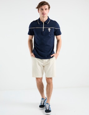 Playera tipo polo Silver Plate para hombre