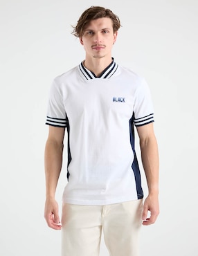 Playera Silver Plate cuello V para hombre