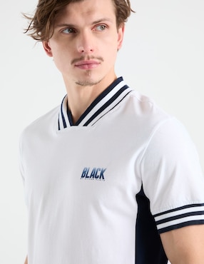 Playera Silver Plate cuello V para hombre