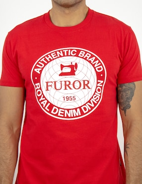 Playera Furor cuello redondo para hombre