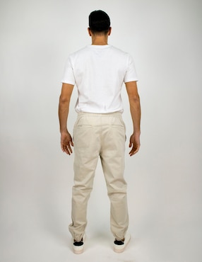 Jogger regular Furor estampado liso para hombre