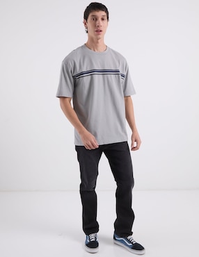Jeans straight Furor lavado obscuro para hombre