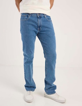 Jeans straight Oggi lavado claro para hombre