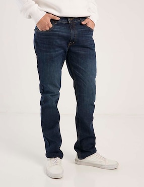 Jeans straight Oggi deslavado para hombre