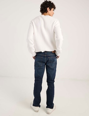 Jeans straight Oggi deslavado para hombre