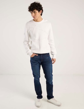 Jeans straight Oggi deslavado para hombre