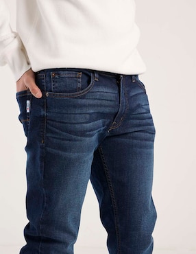 Jeans straight Oggi deslavado para hombre
