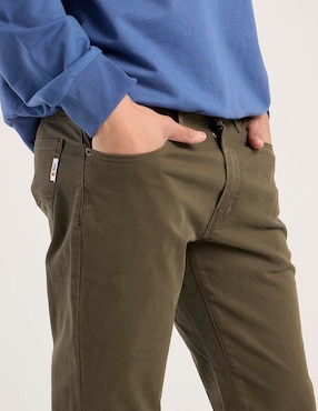 Pantalón straight Oggi de algodón para hombre
