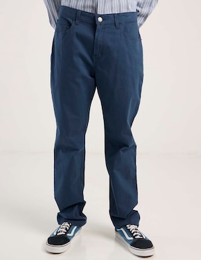 Pantalón straight Oggi de algodón para hombre