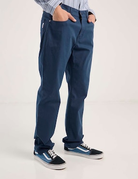 Pantalón straight Oggi de algodón para hombre