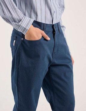 Pantalón straight Oggi de algodón para hombre