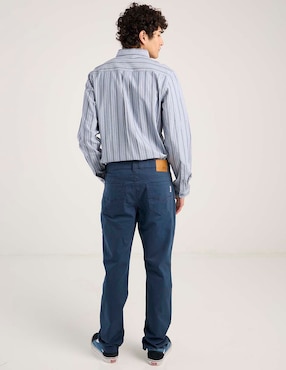 Pantalón straight Oggi de algodón para hombre
