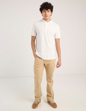 Pantalón straight Oggi de algodón para hombre