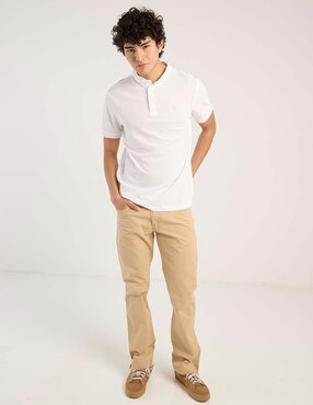 Pantalón straight Oggi de algodón para hombre