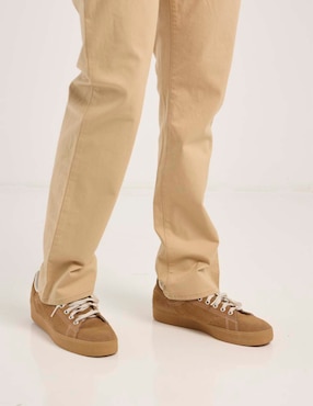 Pantalón straight Oggi de algodón para hombre