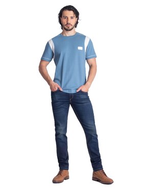 Playera Silver Plate cuello redondo para hombre