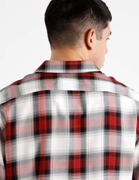Camisa casual Silver Plate manga larga para hombre
