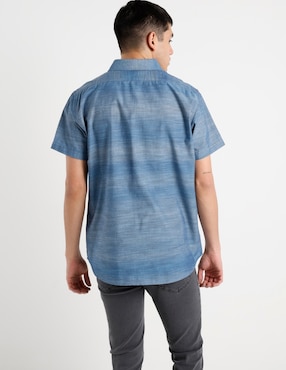 Camisa casual Silver Plate manga corta para hombre