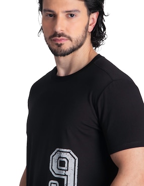 Playera Silver Plate cuello redondo para hombre