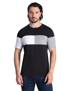 Playera Silver Plate cuello redondo para hombre