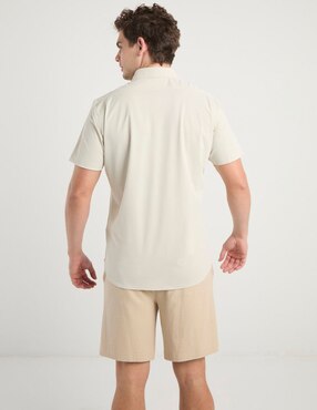 Camisa casual Silver Plate manga corta para hombre