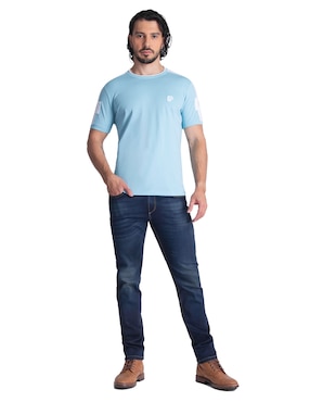 Playera Silver Plate cuello redondo para hombre