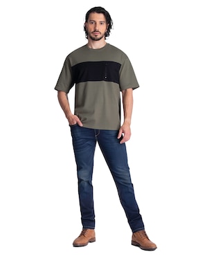 Playera Silver Plate cuello redondo para hombre
