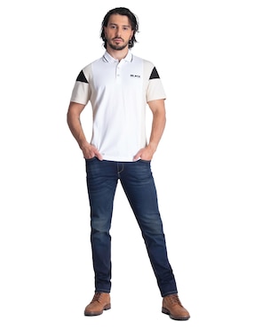 Playera tipo polo Silver Plate para hombre