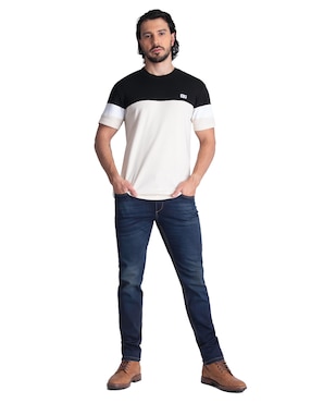 Playera Silver Plate cuello redondo para hombre