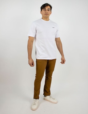 Pantalón casual straight Furor de algodón para hombre
