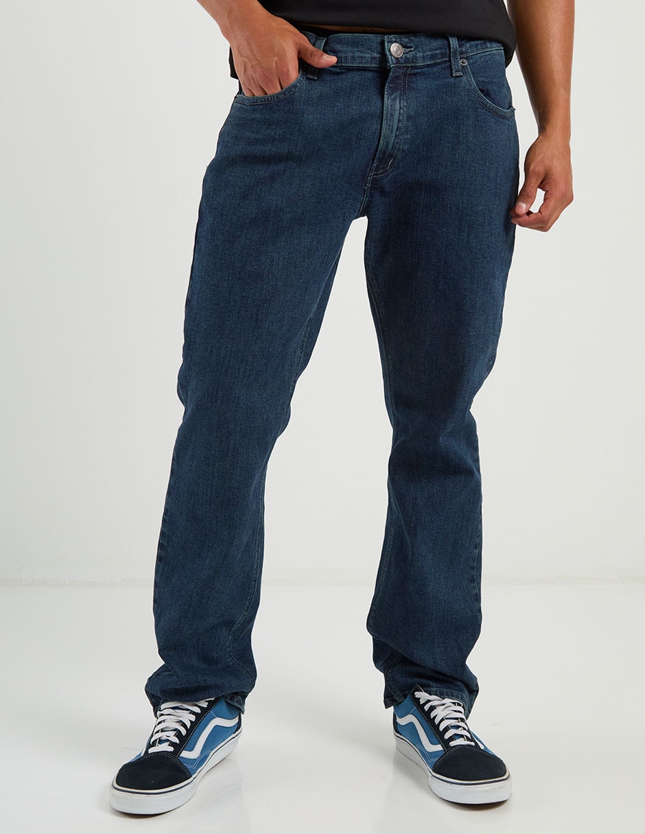 Jeans recto Vaxter lavado obscuro para hombre