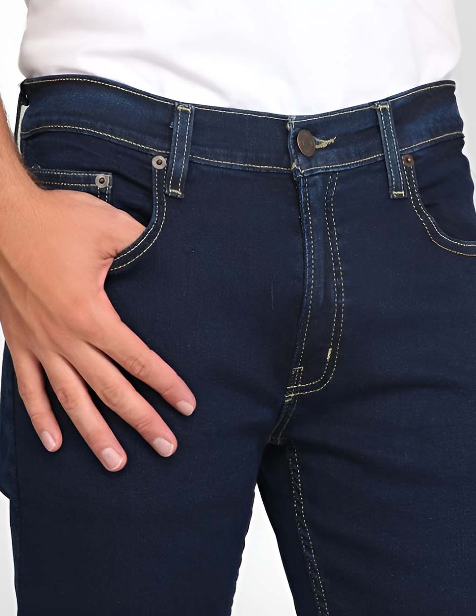 Jeans slim Vaxter lavado obscuro para hombre 7