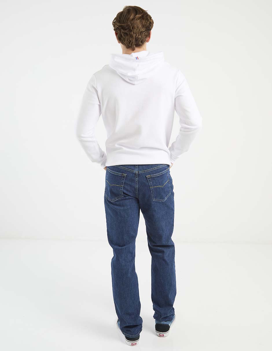 Jeans recto lavado medio para hombre 7