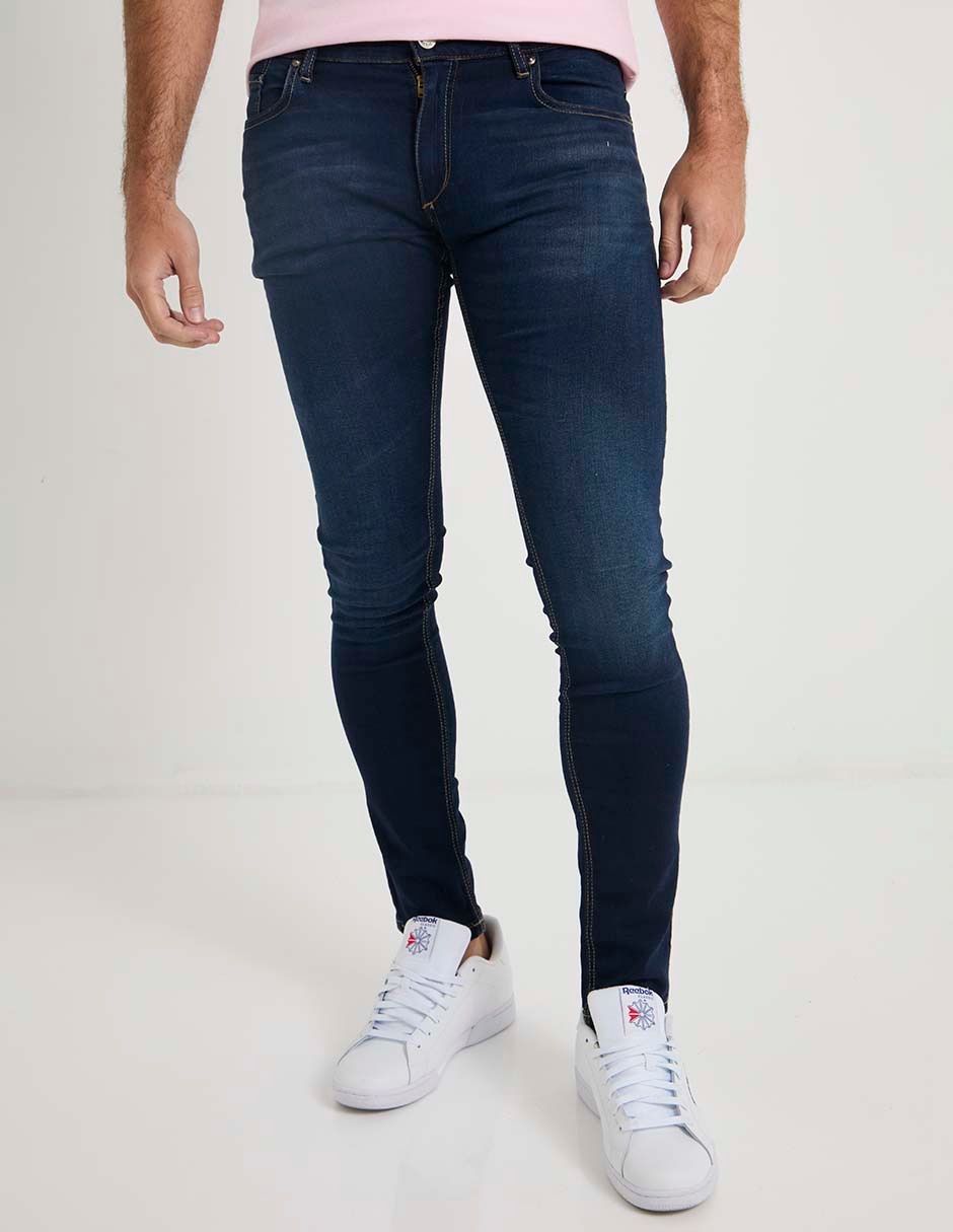 Jeans skinny lavado sand blast para hombre Jeans skinny lavado sand blast para hombre